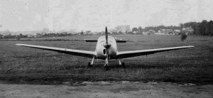 1955 Morane Saulnier 603 de face Aéro-club de Courbevoie