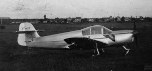 1955 Morane Saulnier 603 de profil Aéro-club de Courbevoie