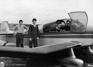 1965 Baptêmes de l'air des garçons de Courbevoie Aéro-club de Courbevoie